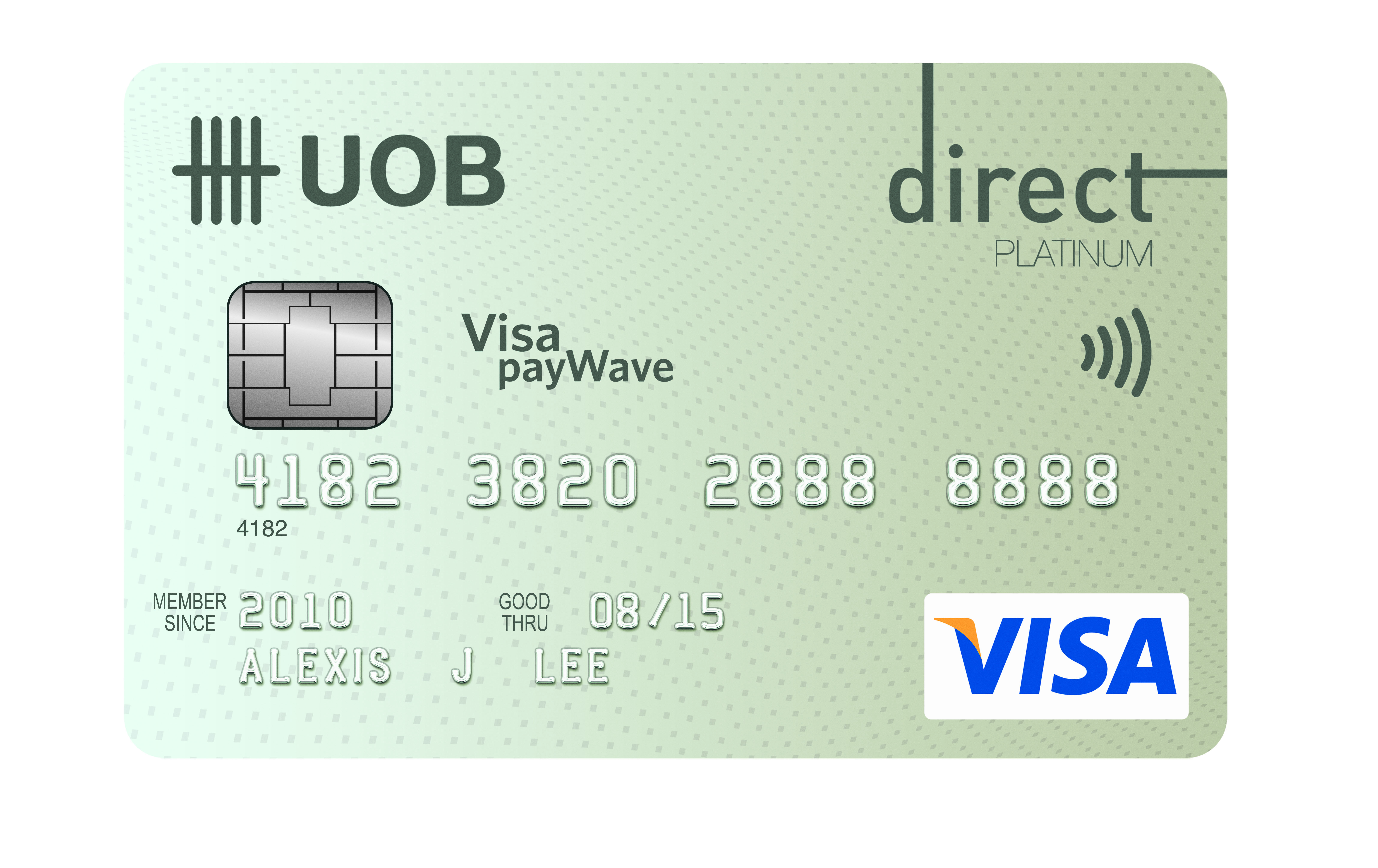 Direct pay. Visa Debit Apple Cash. A4 UOB. UOB Specialist.