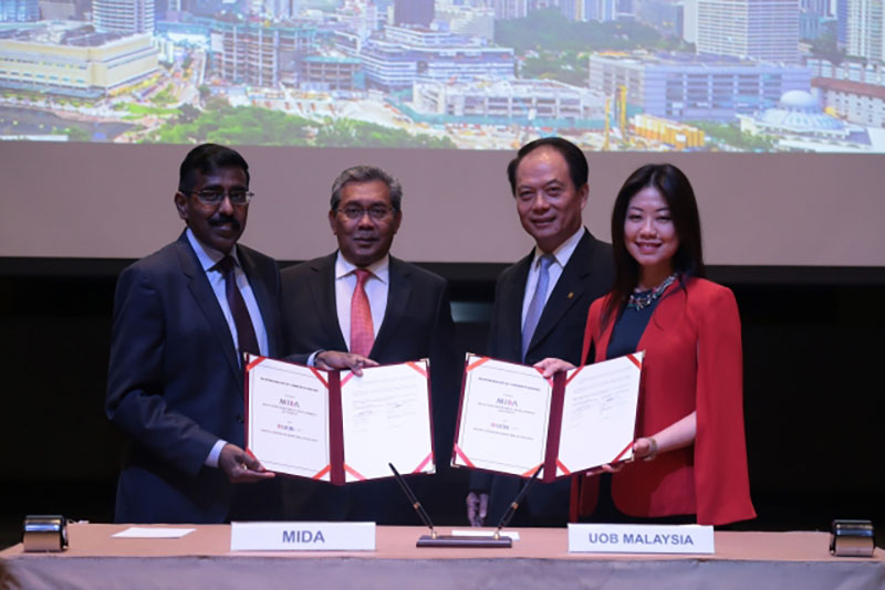 Signing of MOU between MIDA and UOB Malaysia