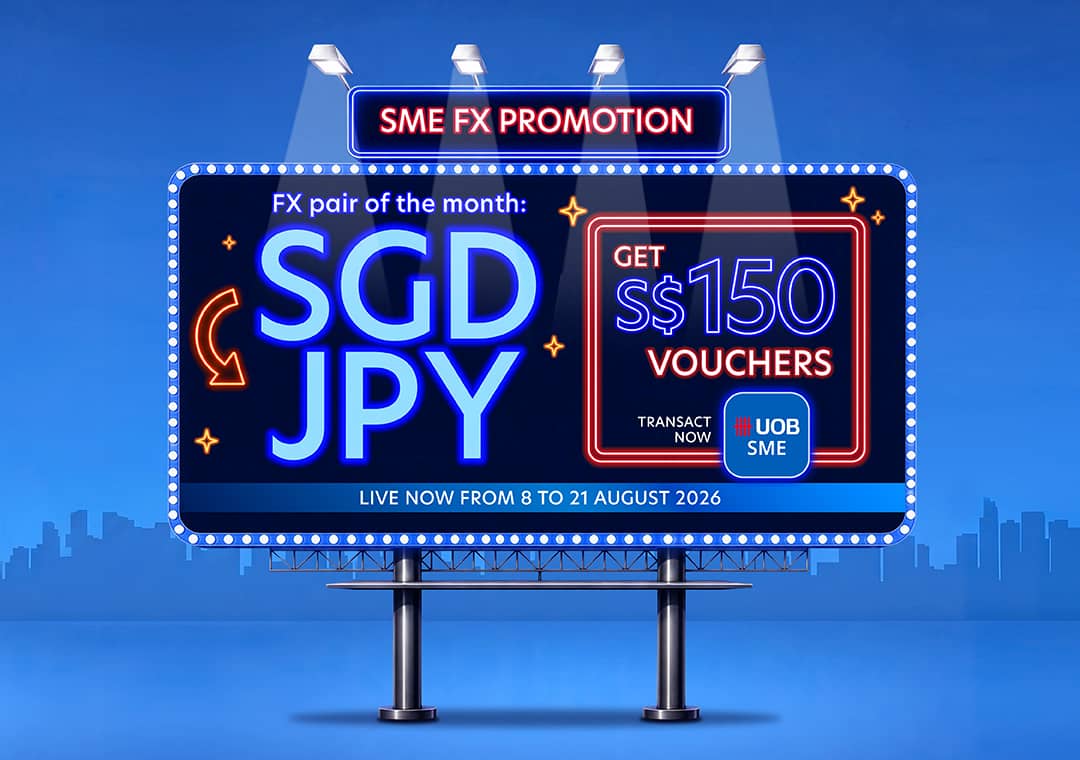 Get S$150 vouchers for SGD/JPY online FX transactions