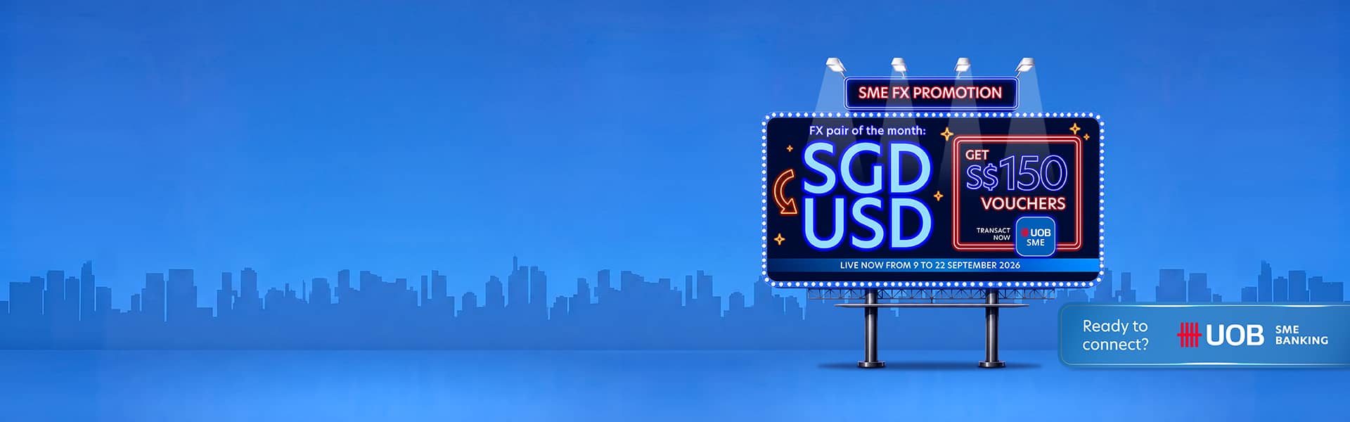 Get S$150 vouchers for SGD/USD online FX transactions