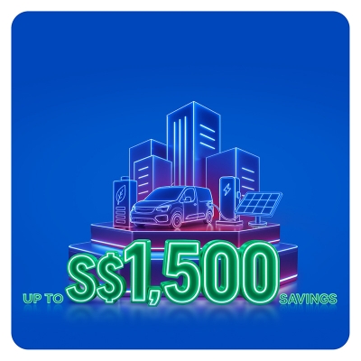 Finance energy-efficient upgrades and get up to S$1,500 savings