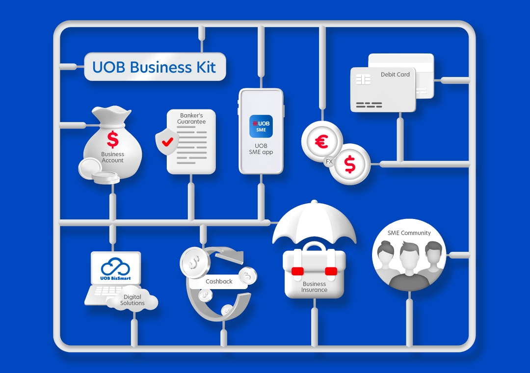 Enjoy waiver on first 3 months’ premiums, only with UOB Business Kit