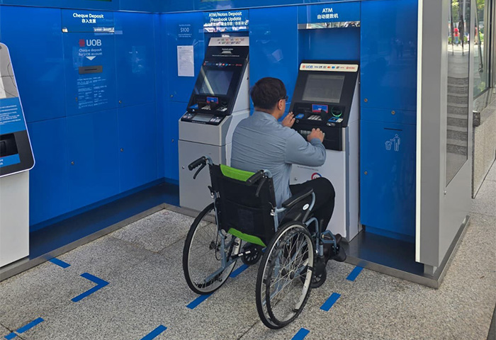 Wheelchair-friendly ATMs