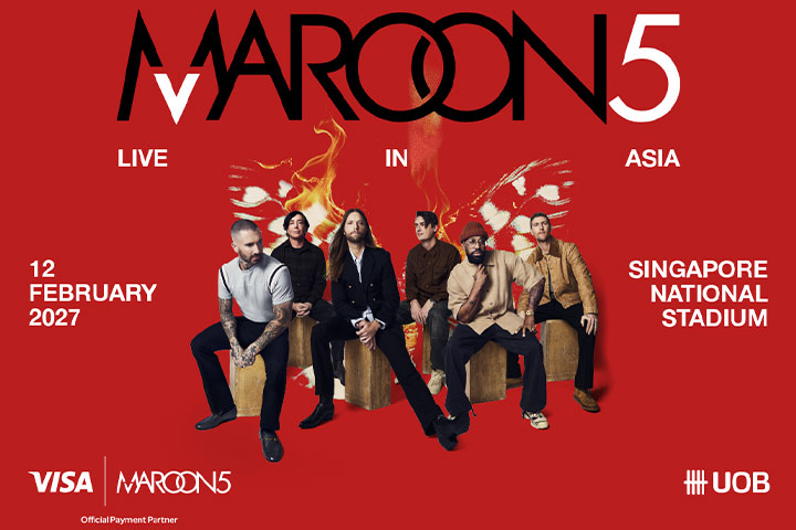 The Maroon 5 Asia 2027 Tour in Singapore