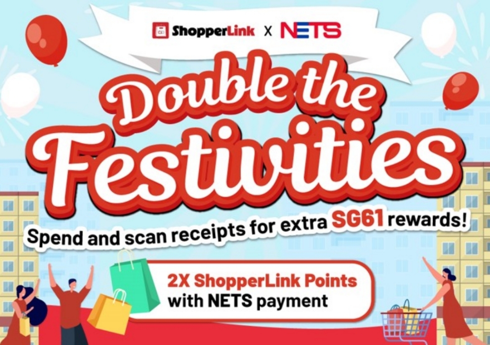 Get 2X ShopperLink points with NETS