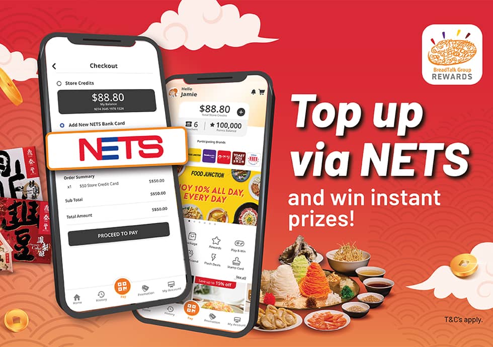 NETS x BreadTalk Group Rewards 2026 CNY Promotion