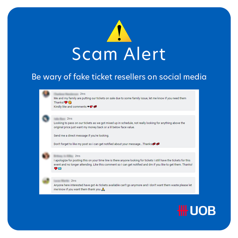 Fake Concert Tickets E-commerce Scam