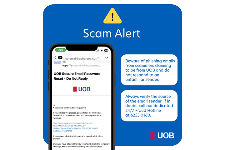 Beware of phishing emails