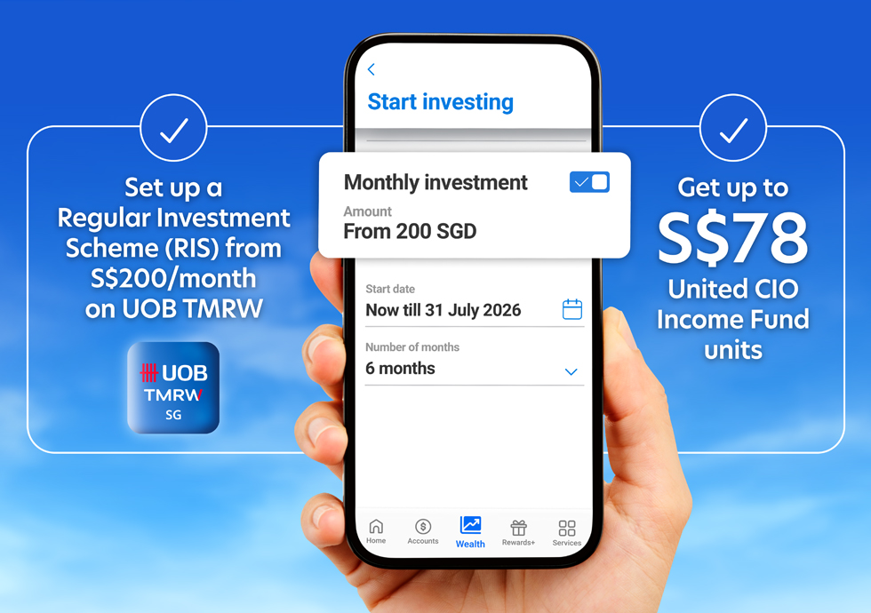 Invest regularly & get up to S$78 in rewards. Limited slots available