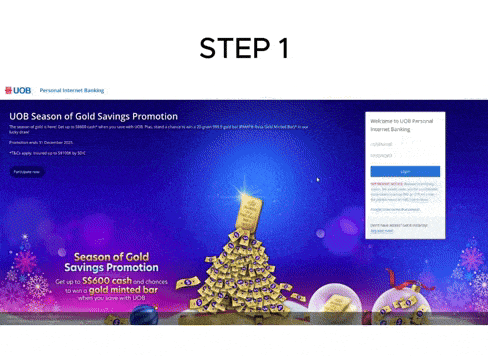 Gold Conversion Step illustration