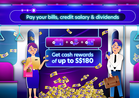 3. Pay your bills, credit your salary and dividends