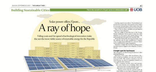 A ray of hope