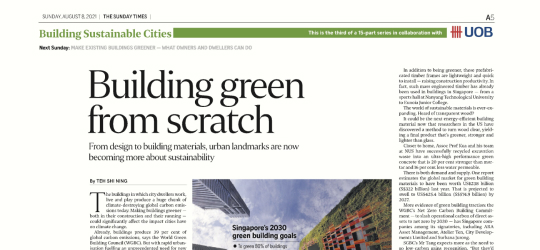 Building green from scratch