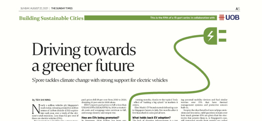 Driving towards a greener future