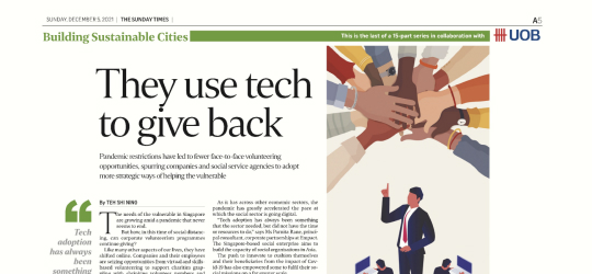 They use tech to give back