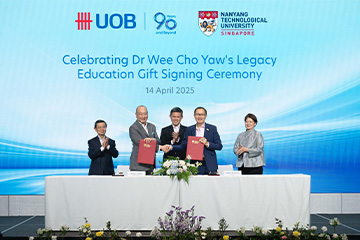 NTU Singapore receives S$110 million gift from UOB and Wee Foundation which will support new educational initiatives