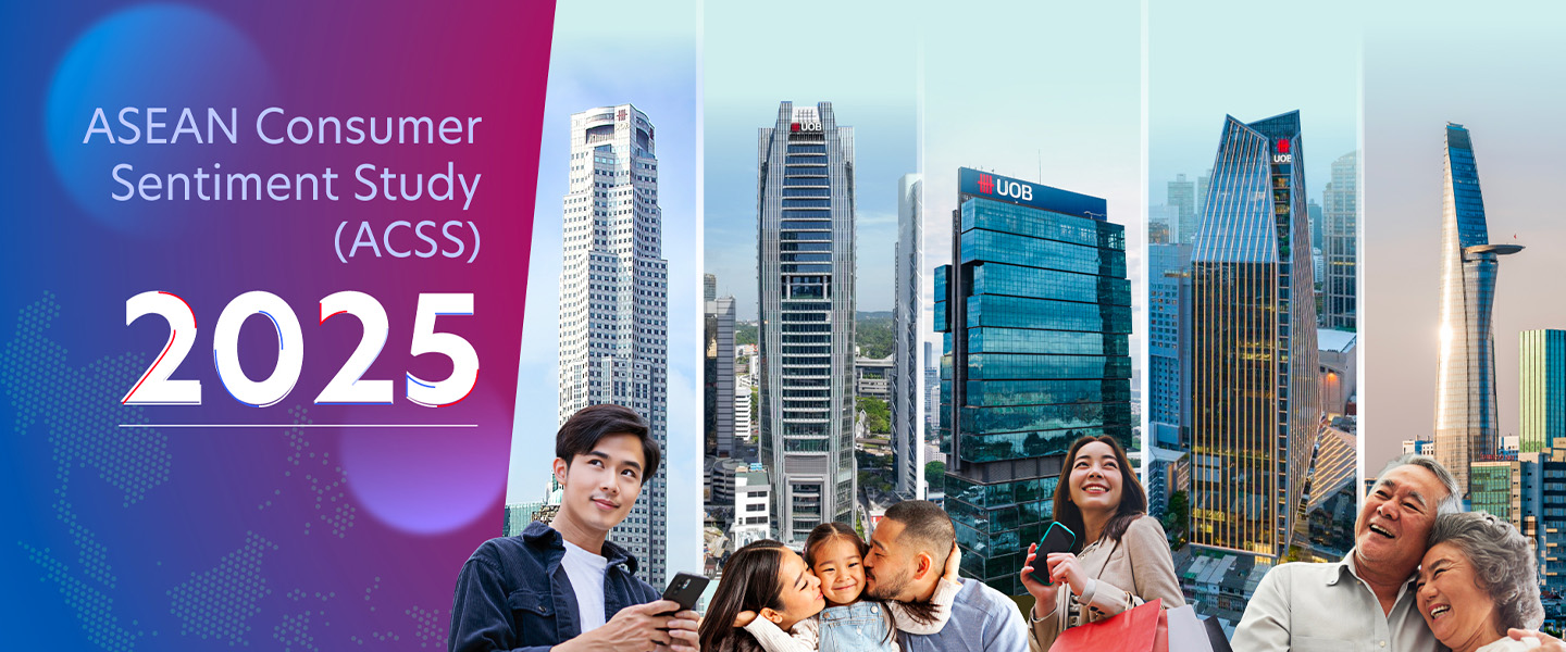 UOB launches first regional Consumer Sentiment Index, revealing ASEAN consumers’ confidence in the economy and personal finances