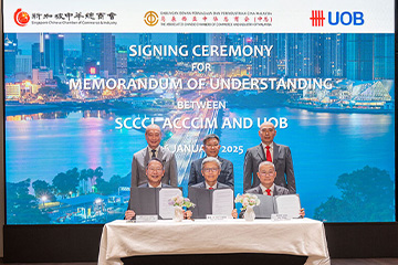 SCCCI, ACCCIM, and UOB Forge Strategic Partnership to Boost Cross-Border Business Collaboration and Investments in the Johor-Singapore Special Economic Zone and Southeast Asia