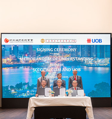 SCCCI, ACCCIM, and UOB Forge Strategic Partnership to Boost Cross-Border Business Collaboration and Investments in the Johor-Singapore Special Economic Zone and Southeast Asia