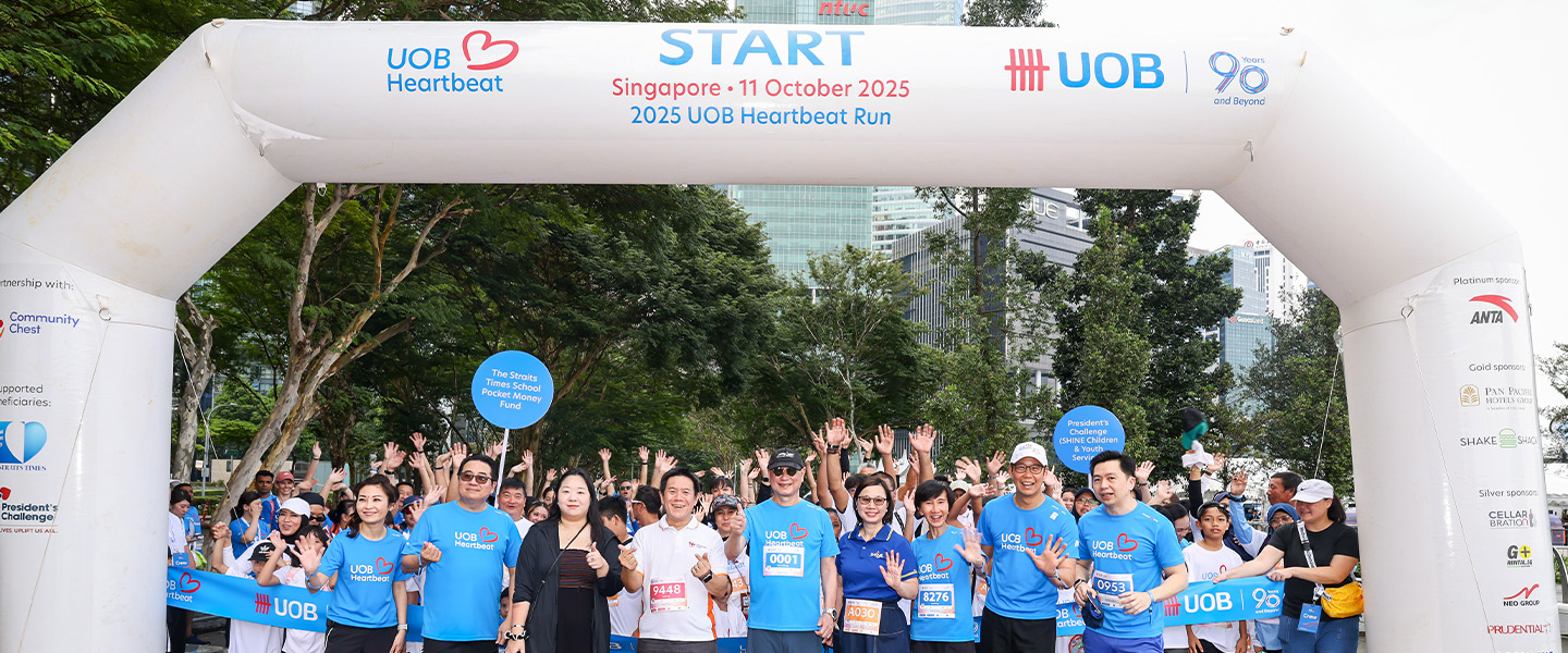UOB raises S$3.1 million for 25 charities through 2025 UOB Heartbeat Run
