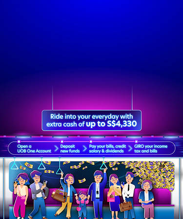 Ride into your everyday and get extra cash of up to S$4,330*. 