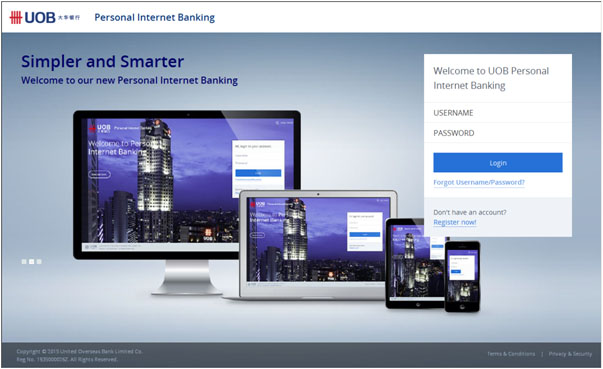 Uob personal banking login