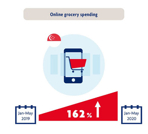 Online Grocery Spending