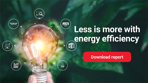 Less is more with energy efficiency